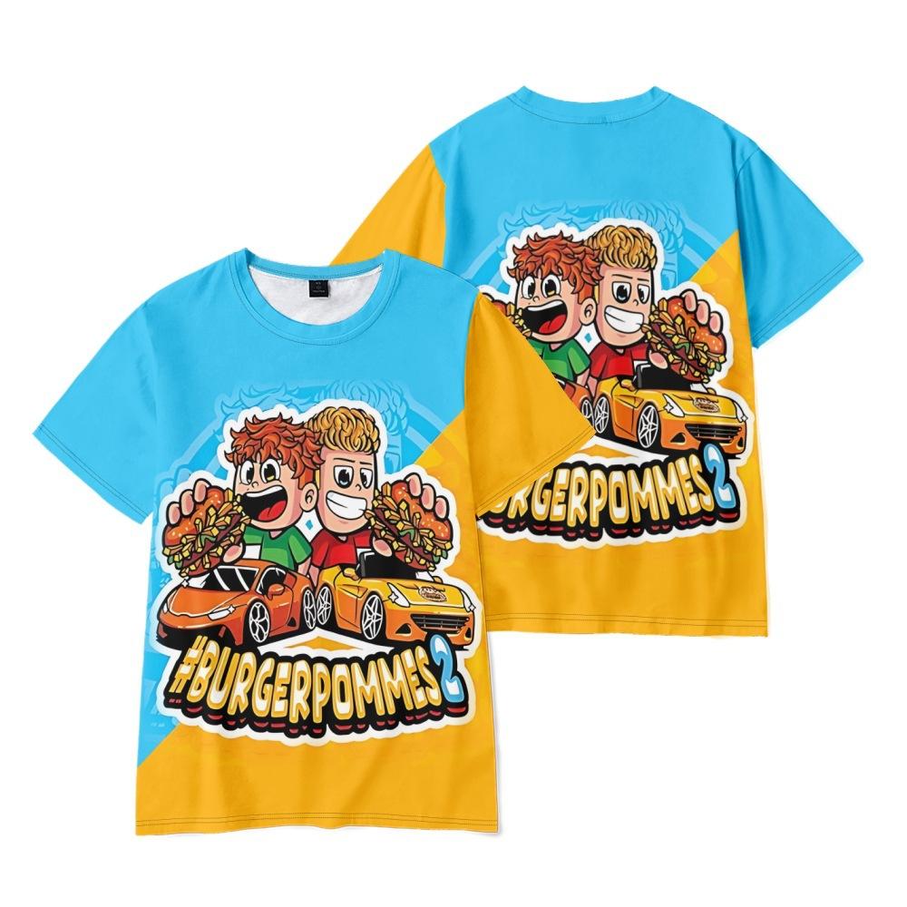 10 Farben Lustiges Burgerpommes ICrimax Cartoon T-Shirt Cooles Damen Herren T-Shirt O-Ausschnitt Casual Unisex Streetwear Fashion Kinder T-Shirt XXS blau 10 Farben Lustiges Burgerpommes ICrimax Cartoon T-Shirt Cooles Damen Herren T-Shirt O-Ausschnitt Casual Unisex Streetwear Fashion Kinder T-Shirt XXS blau von Joom DACH