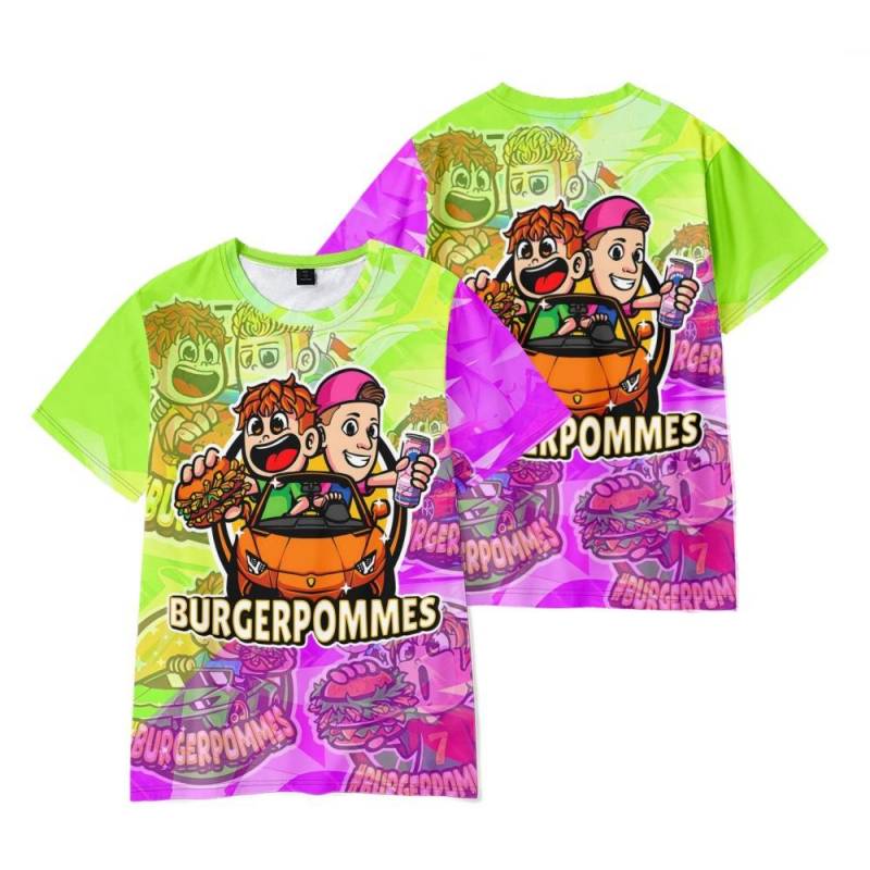 10 Farben Lustiges Burgerpommes ICrimax Cartoon T-Shirt Cooles Damen Herren T-Shirt O-Ausschnitt Casual Unisex Streetwear Fashion Kinder T-Shirt XXS grün 10 Farben Lustiges Burgerpommes ICrimax Cartoon T-Shirt Cooles Damen Herren T-Shirt O-Ausschnitt Casual Unisex Streetwear Fashion Kinder T-Shirt XXS grün von Joom DACH