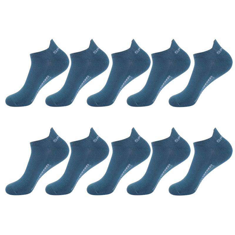 10 Paar/Los Herrensocken Frotteesohle Schweißabsorbierend Outdoor Laufsocken Bequem Atmungsaktiv Elite Basketball Sportsocken Dicke Socken für Herren 43-46 von Joom DACH