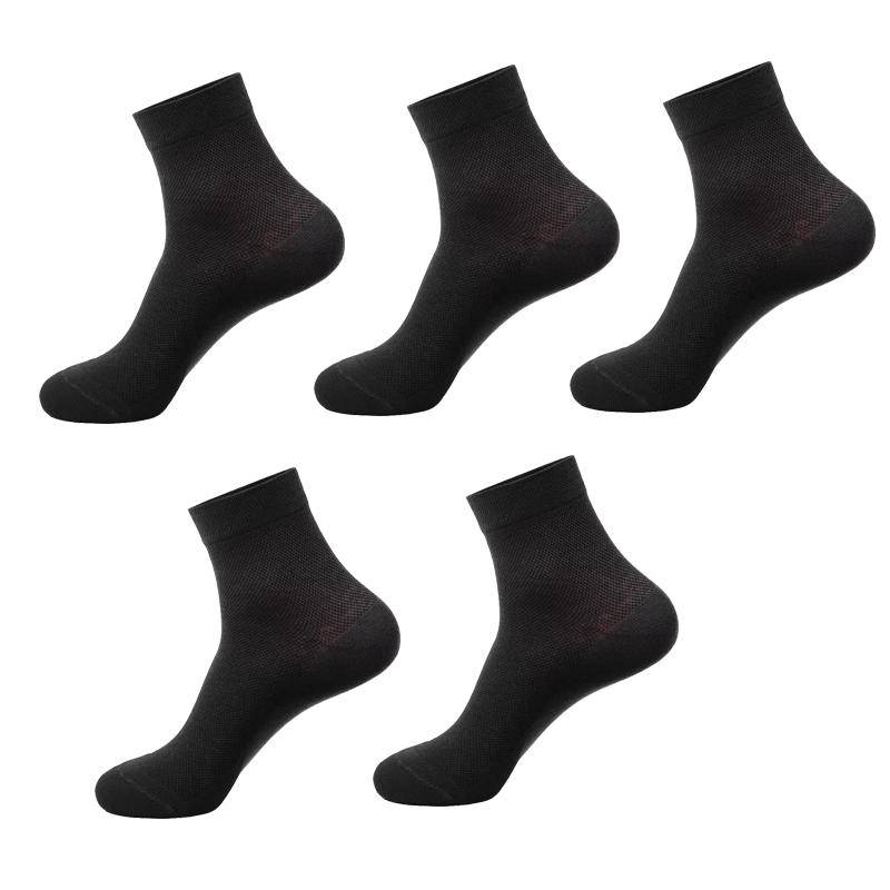 10 Paar Herren Übergröße Mid-Tube Socken Europäische Größe 43-48 Mesh Freizeit Sportsocken Big Foot Design 10 Pairs schwarz von Joom DACH