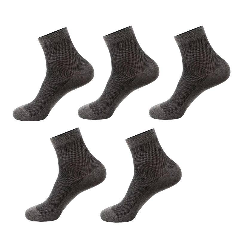 10 Paar Herren Übergröße Mid-Tube Socken Europäische Größe 43-48 Mesh Freizeit Sportsocken Big Foot Design 10 Pairs dunkelgraue von Joom DACH