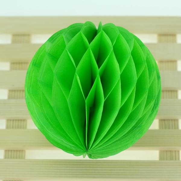 10 STÜCK 4''(10 cm) Seidenpapier-Laterne, Wabenball, für Zuhause, Garten, Hochzeit und Kindergeburtstag, Party-Dekoration 10pcs-4inch（10cm） grün von Joom DACH