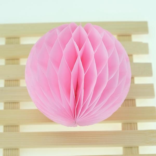 10 STÜCK 4''(10 cm) Seidenpapier-Laterne, Wabenball, für Zuhause, Garten, Hochzeit und Kindergeburtstag, Party-Dekoration 10pcs-4inch（10cm） rosa von Joom DACH