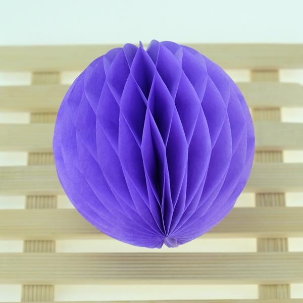 10 STÜCK 4''(10 cm) Seidenpapier-Laterne, Wabenball, für Zuhause, Garten, Hochzeit und Kindergeburtstag, Party-Dekoration 10pcs-4inch（10cm） violett von Joom DACH