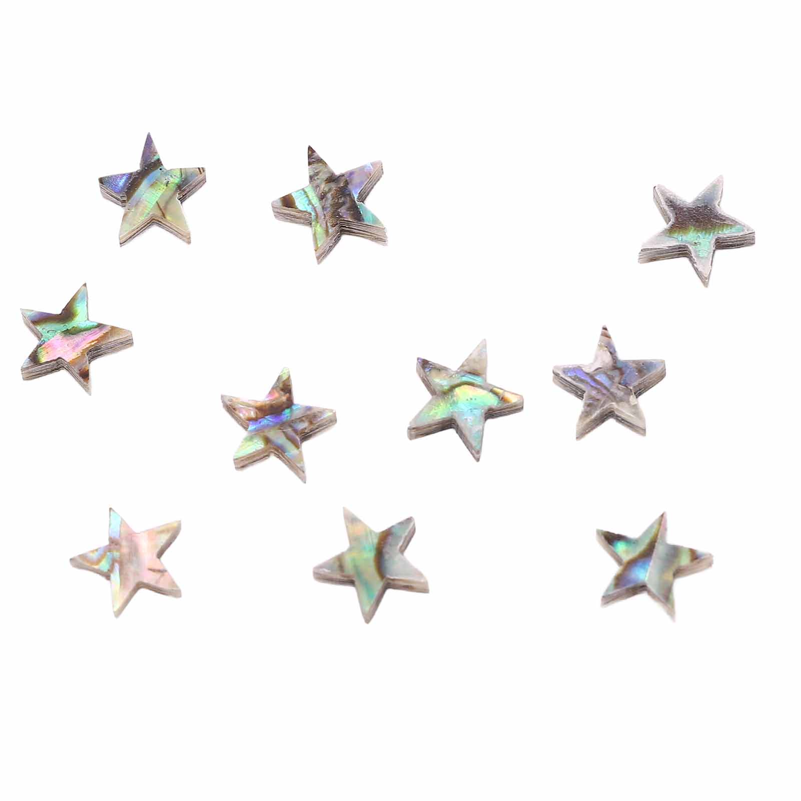 10 STÜCKE Einlegegitarren Tonpunkt Abalone-Muschel Langlebiger Gitarrenhals Aufkleber Griffbrettmarkierung von Joom DACH