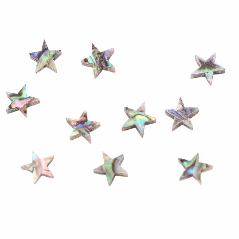 10 STÜCKE Einlegegitarren Tonpunkt Abalone-Muschel Langlebiger Gitarrenhals Aufkleber Griffbrettmarkierung von Joom DACH