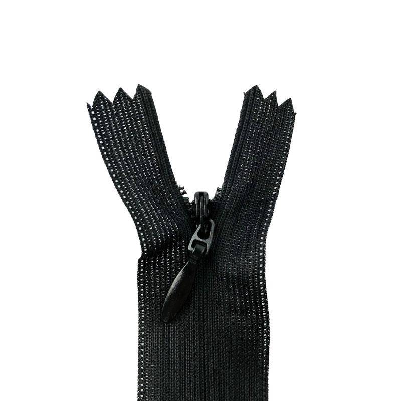 10 Stück 25–60 cm verdeckte Reißverschlüsse aus Nylon mit geschlossenem Ende, unsichtbare Reißverschlüsse Nr. 3, Nähen, Basteln 25cm schwarz von Joom DACH