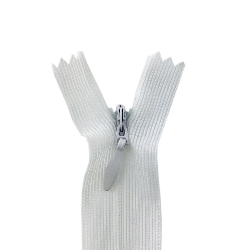 10 Stück 25–60 cm verdeckte Reißverschlüsse aus Nylon mit geschlossenem Ende, unsichtbare Reißverschlüsse Nr. 3, Nähen, Basteln 40cm weiß von Joom DACH