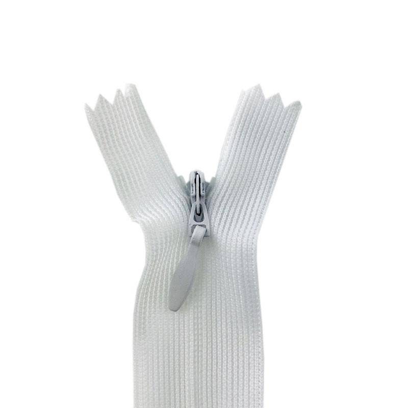 10 Stück 25–60 cm verdeckte Reißverschlüsse aus Nylon mit geschlossenem Ende, unsichtbare Reißverschlüsse Nr. 3, Nähen, Basteln 40cm weiß von Joom DACH