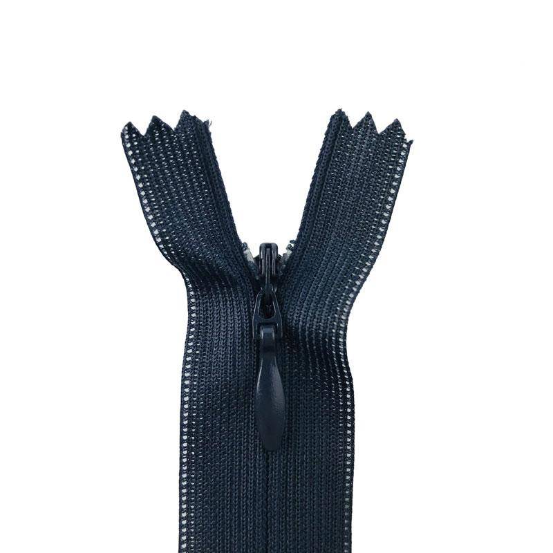 10 Stück 25–60 cm verdeckte Reißverschlüsse aus Nylon mit geschlossenem Ende, unsichtbare Reißverschlüsse Nr. 3, Nähen, Basteln 60cm dunkelblau von Joom DACH