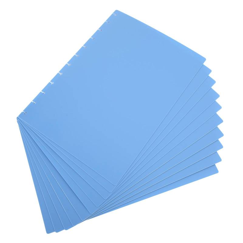 10 Stück Discbound Notizbuch Einband Verdickte Mattierte Textur Blau Pilzloch Tagebuch Einband für DIY 10 Stück Discbound Notizbuch Einband Verdickte Mattierte Textur Blau Pilzloch Tagebuch Einband für DIY von Joom DACH