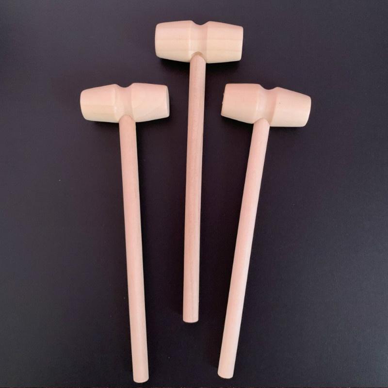 10 Stück Holzhammer Schlegel Krabbe Hummer Meeresfrüchte Knacker Lederhandwerk Schmuckherstellung Handwerk Kinder Puppenhaus Zubehör Cone style von Joom DACH