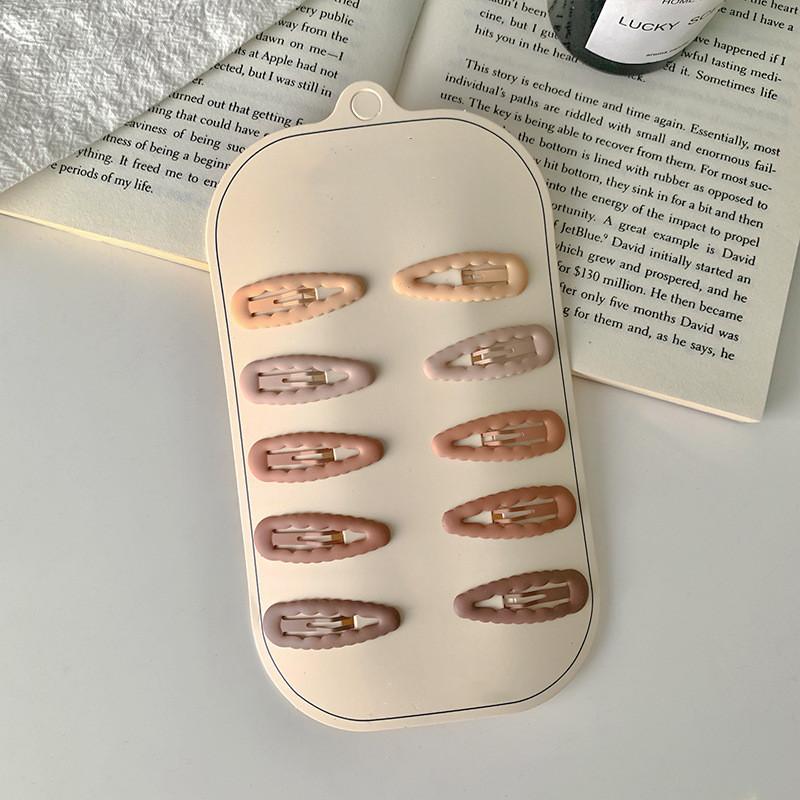 10 Stück Kinder Haarnadel Dot Einfache Bunte Haarspangen für Mädchen Prinzessin Süße Haarspangen Kopfbedeckung Mädchen Kinder Haarschmuck von Joom DACH