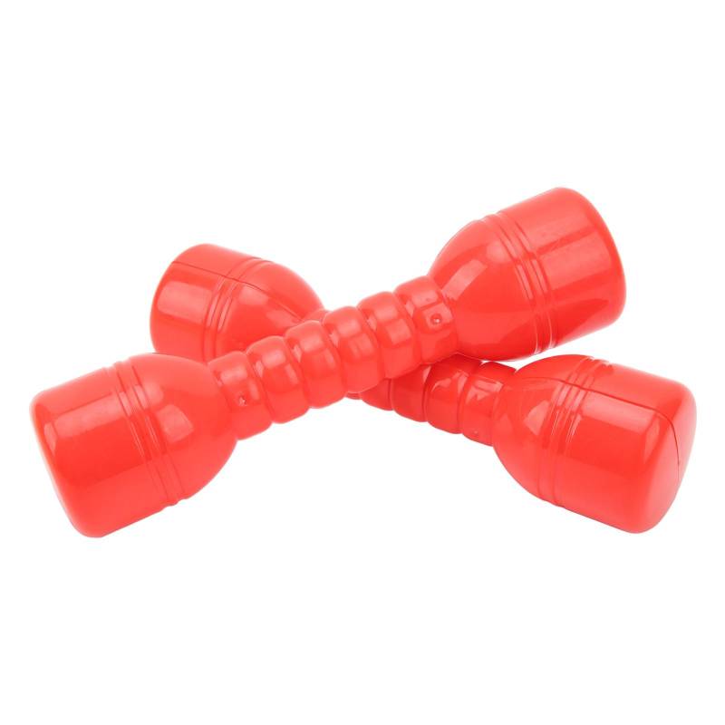 10 Stück Kinder Hantel Spielzeug ABS Kunststoff Sicher Anti Verformung Kinder Hantel Fitness Spielzeug Rot von Joom DACH