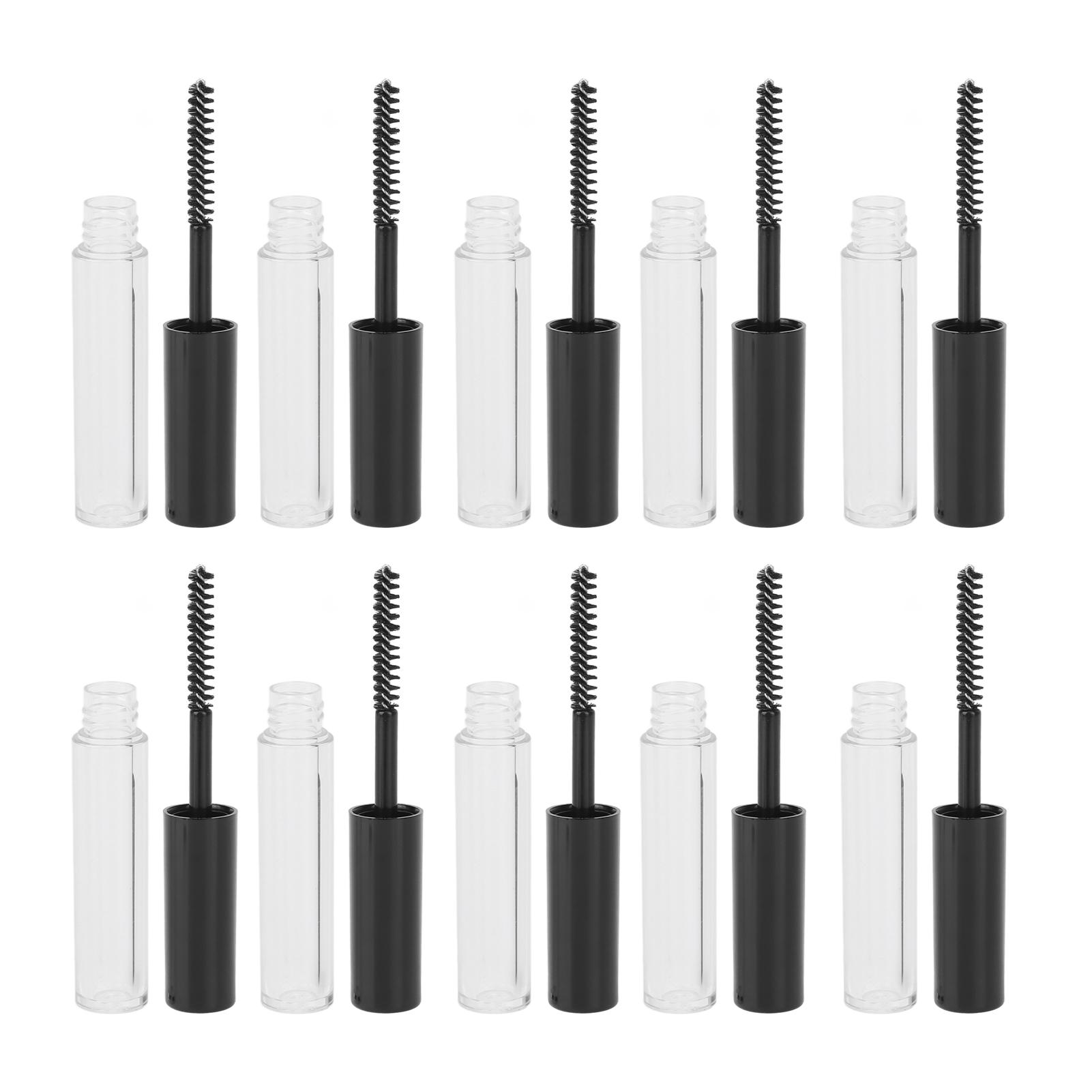 10 Stück Leere Mascara-Tube Nachfüllbarer Wimperncreme-Behälter mit Bürste für Kosmetik 1,5 ml von Joom DACH