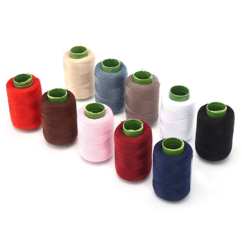 10 Stück Nähgarn Haushalts-Polyestergarne für DIY Stickmaschinenprojekt von Joom DACH