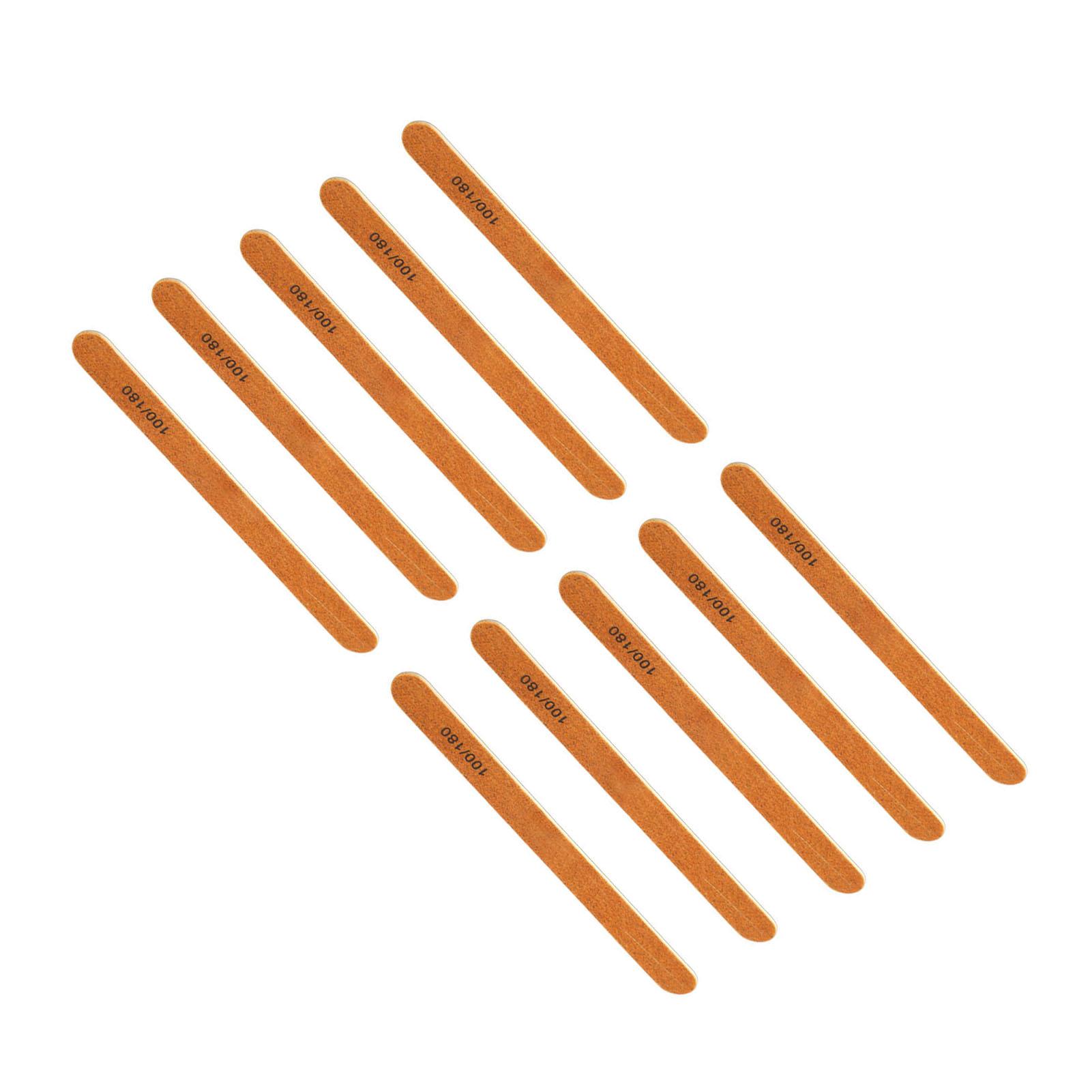 10 Stück Nagelfeile Professioneller Holzkern Wiederverwendbar Doppelseitig Waschbar Körnung Nagelfeilen für Acryl von Joom DACH