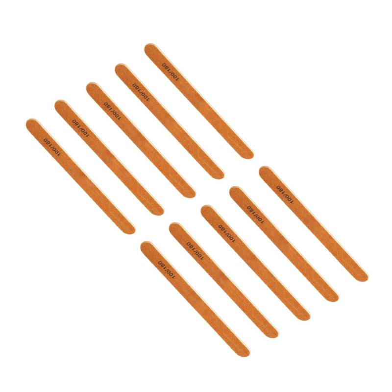 10 Stück Nagelfeile Professioneller Holzkern Wiederverwendbar Doppelseitig Waschbar Körnung Nagelfeilen für Acryl von Joom DACH