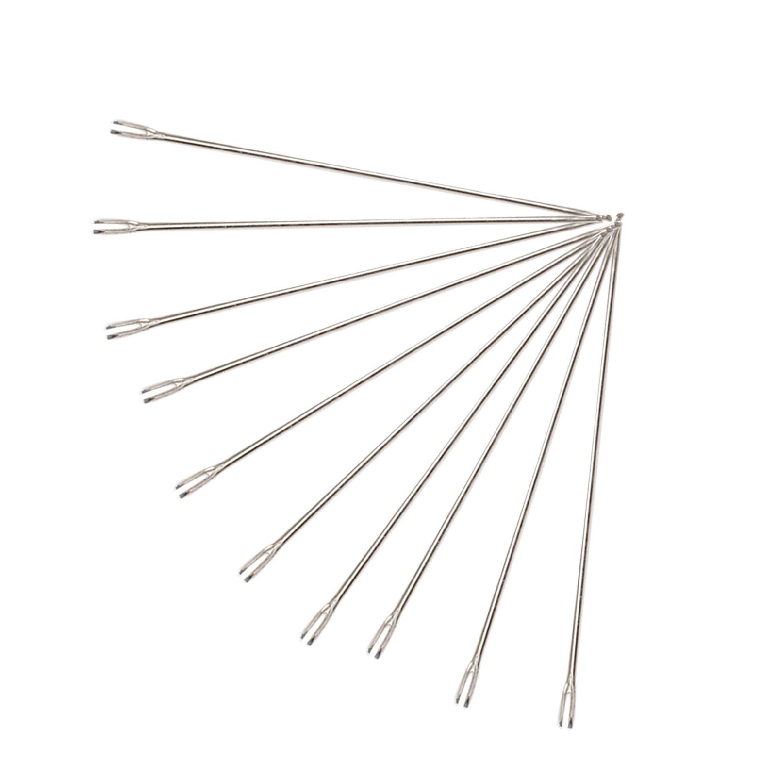 10 Stück Puppenhaar Nadel Rerooting Werkzeug Puppenhaar Stricknadel Reroot Puppenherstellungsnadel 0,6 mm 0.6mm von Joom DACH