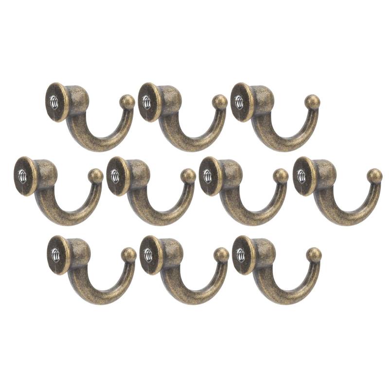 10 Stück Vorhang Raffhalter Rostfrei Robust Langlebig Praktisch Quastenhaken für Mantel Kleidung Schlüssel Handtücher von Joom DACH