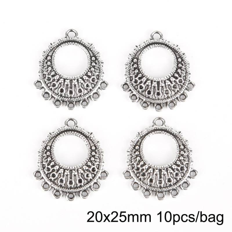 10 Stück antike Splitter fächerförmige Kronleuchter Charm Zubehör für Schmuckherstellung DIY handgemachte Handwerk 04 silber 10 Stück antike Splitter fächerförmige Kronleuchter Charm Zubehör für Schmuckherstellung DIY handgemachte Handwerk 04 silber von Joom DACH
