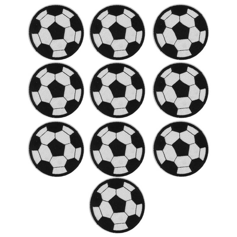 10 Stücke Fußball Stickerei Patches Rucksack Kleidung Zubehör Patch Aufkleber Abzeichen von Joom DACH