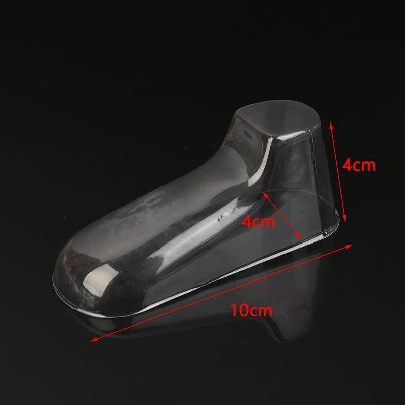 10 Stücke Klar Pvc Kind Booties Schaufenster Unterstützung Rahmen Füße Kunststoff Schuh Form Baby Schuh Bahre Socken Display-ständer 10CM von Joom DACH