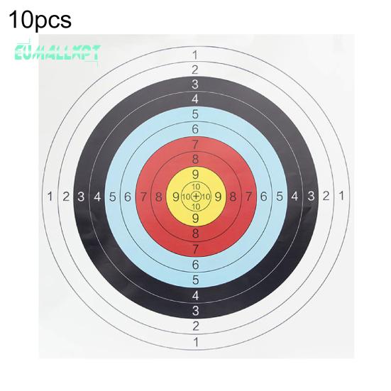 10 Teile/satz 60x60 cm Volle Ring Pfeil Bogen Schießen Praxis Bogenschießen Ziel Papier von Joom DACH