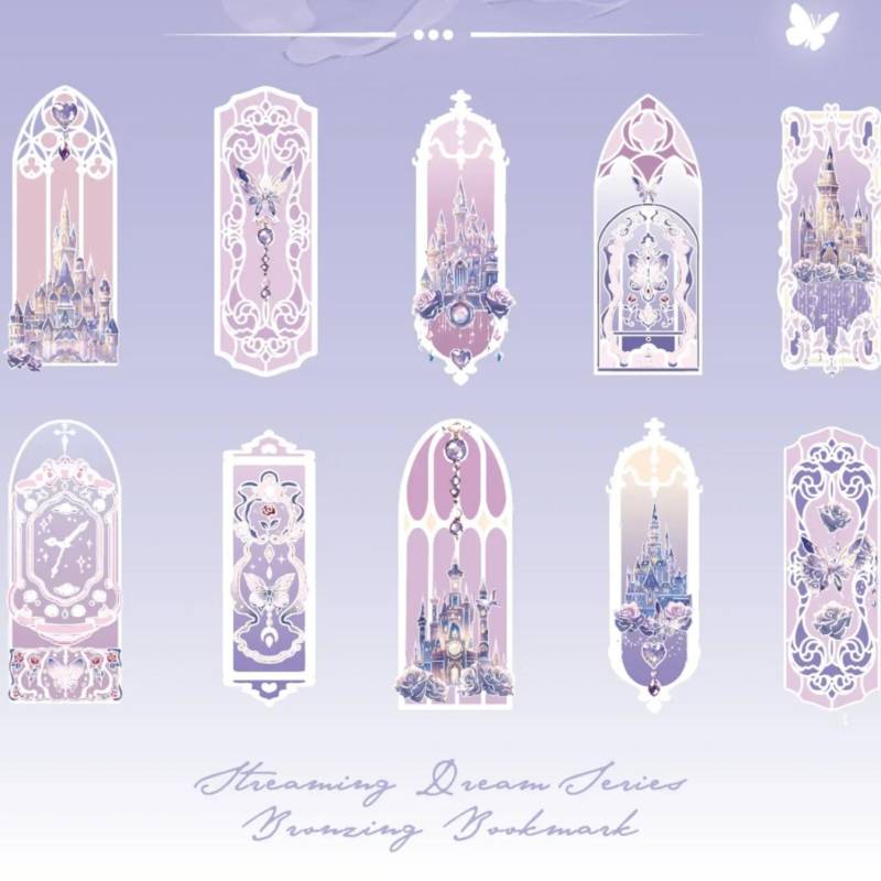 10 Teile/satz Exquisite Dreamy Serie Lesezeichen PVC Lesen Buch Mark Kawaii Buch Seite Marker Nachricht Karte Schreibwaren von Joom DACH