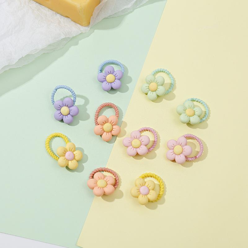 10 Teile/satz Nette Cartoon Tiere Haarbänder Mädchen Elastische Gummiband Kopfbedeckung Haar Zubehör von Joom DACH