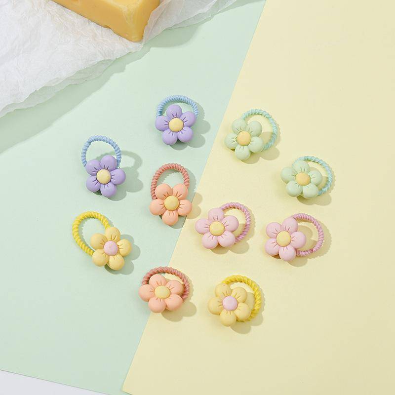 10 Teile/satz Nette Cartoon Tiere Haarbänder Mädchen Elastische Gummiband Kopfbedeckung Haar Zubehör von Joom DACH