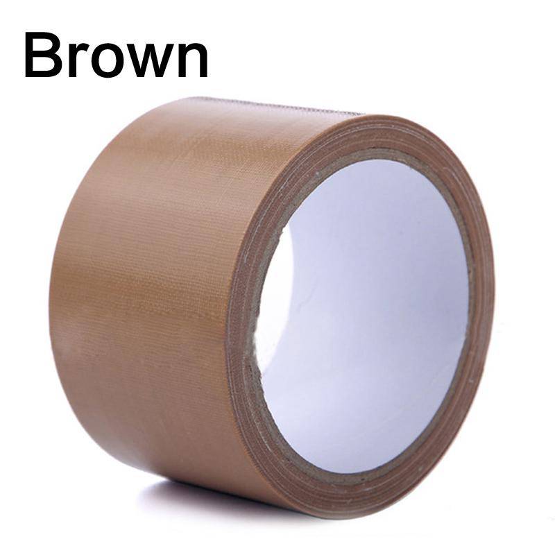 10 m wasserabweisendes, starkes Gewebe-Klebeband, selbstklebendes Tuch, Performance-Reparaturband, Teppich 2cmx10m braun von Joom DACH