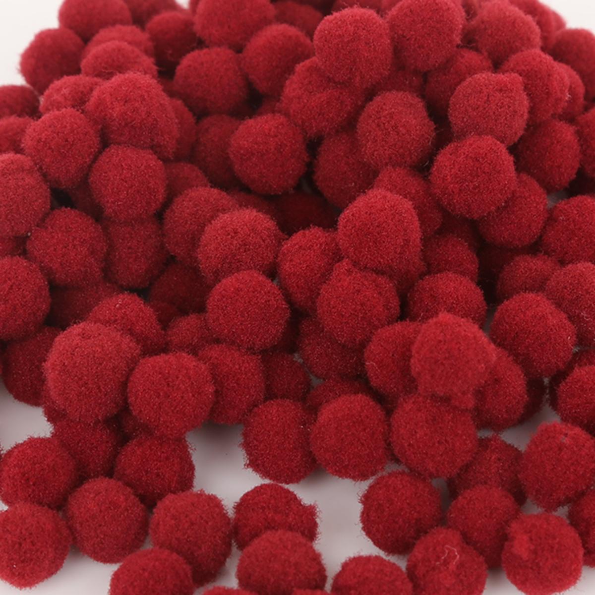 10 mm bunter Pom-Pom-Ball aus Plüsch, gemischte Farben, kreative Kinder, handgefertigtes Material, Glitzer-Schaumball, DIY-Bastelbedarf Diameter 10mm von Joom DACH