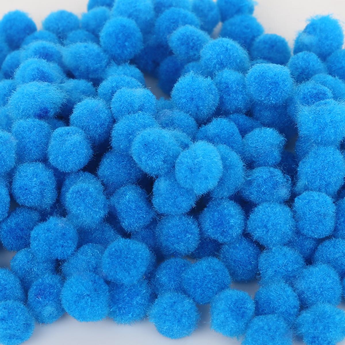 10 mm bunter Pom-Pom-Ball aus Plüsch, gemischte Farben, kreative Kinder, handgefertigtes Material, Glitzer-Schaumball, DIY-Bastelbedarf Diameter 10mm von Joom DACH