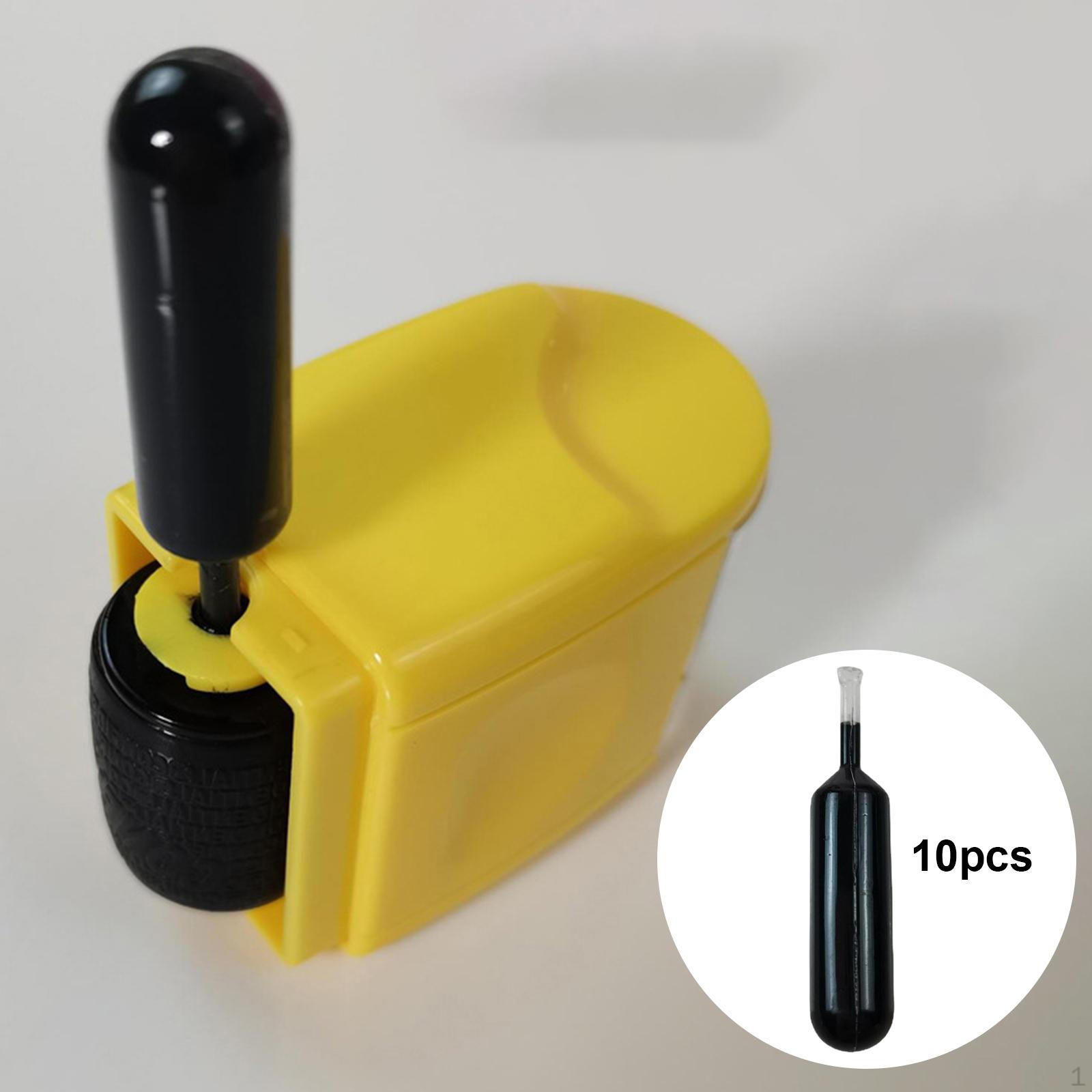 10 stück Stempel Refill Tinte Roller Ersatz Liefert 2ml Selbst Farbwerk Druck von Joom DACH