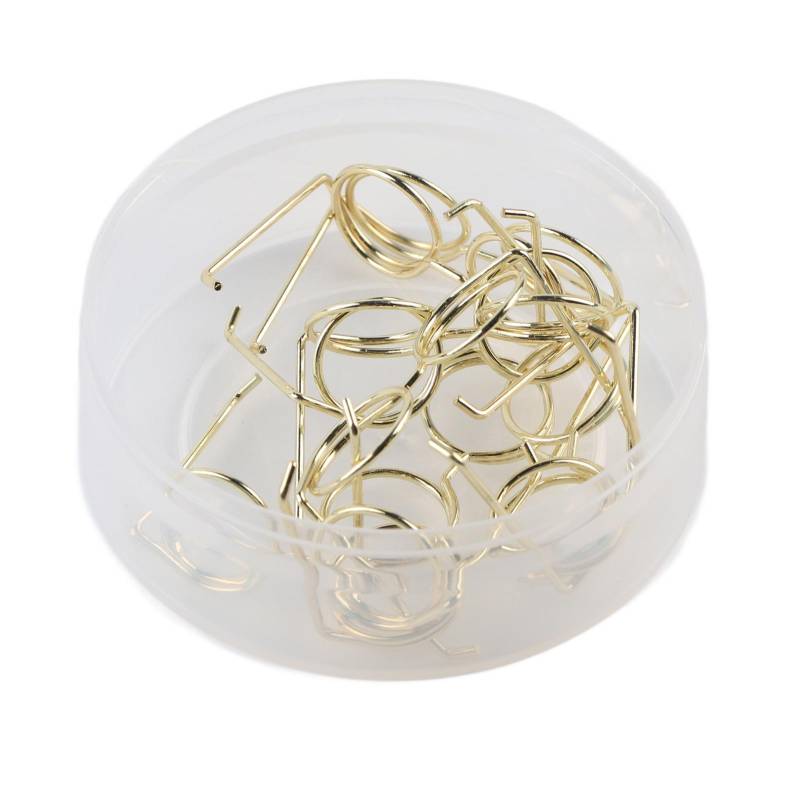 10 stücke Lustige Metall Galvanik Brillen Form Papier Clip Karte Buch Clips Datei Klassifizierung von Joom DACH