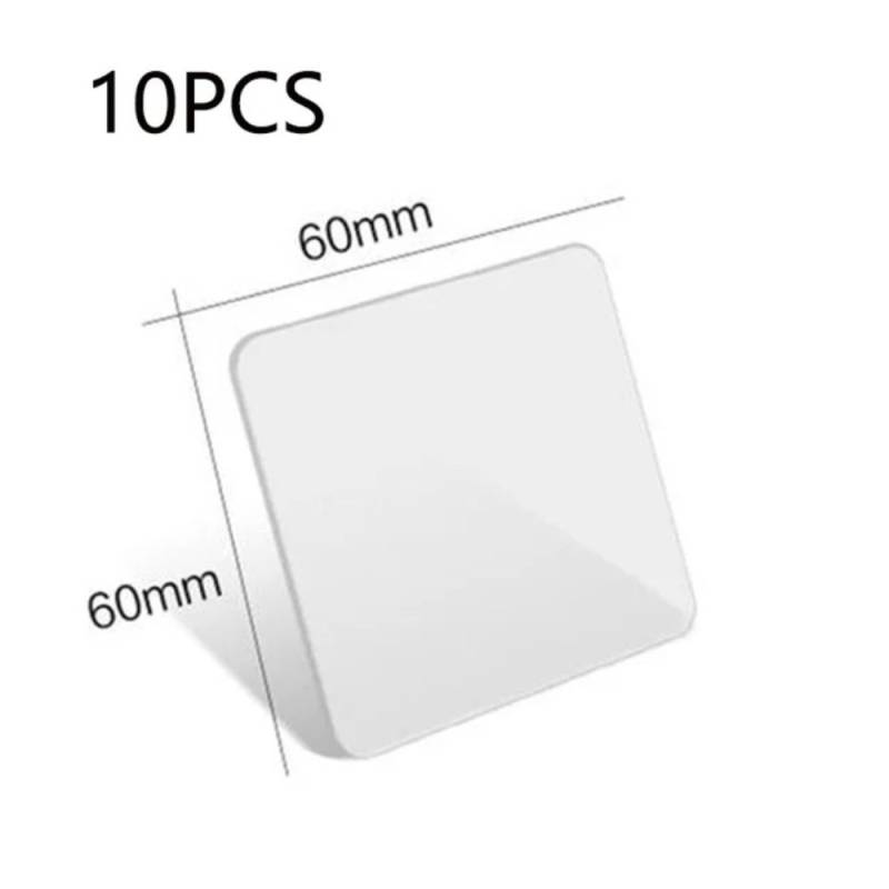 10 stücke Super Starke Doppelseitige Nano Aufkleber Wandbehänge Klebeband Beständig Klebstoff Patch 10pcs von Joom DACH