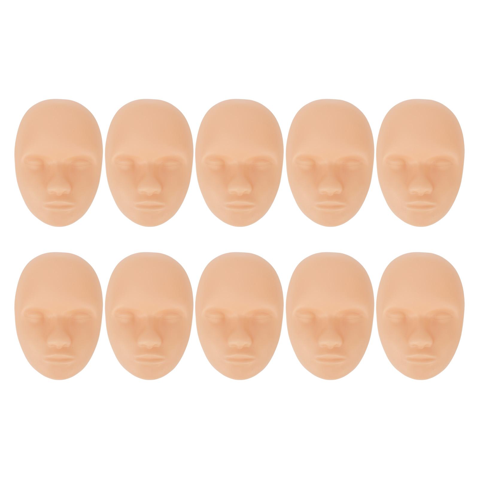 10 stücke Tattoo Praxis Haut Kopf 3D Weiche Silikon Augenbraue Eyeliner Lip Microblading Tätowierung Haut von Joom DACH