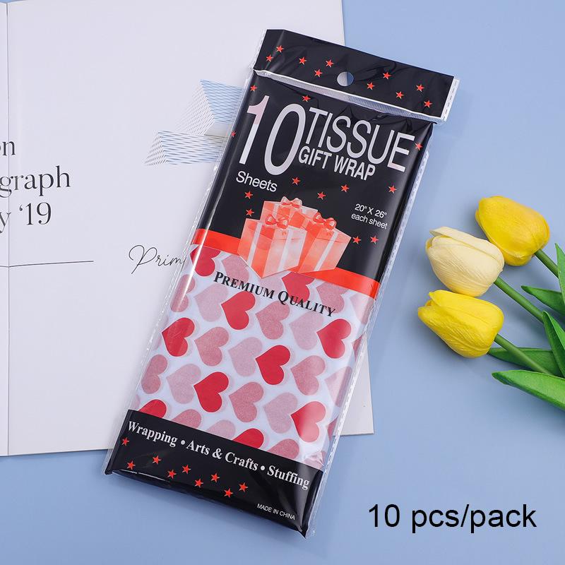 10 teile/beutel Kopierpapier Blume Verpackungspapier DIY Geschenkverpackungszubehör Herz Verpackungspapier Heimdekoration von Joom DACH