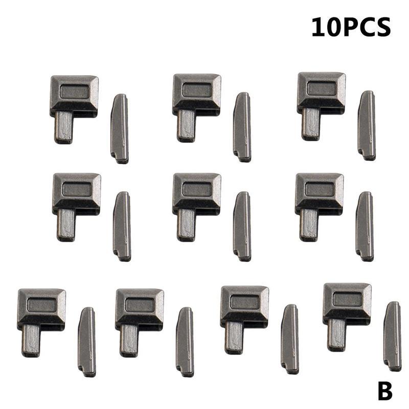 10 teile/satz Metall Reißverschluss Reparatur Stopper Offene Ende Schneider Werkzeug Handwerk Stoff Nähen P6V5 schwarz von Joom DACH