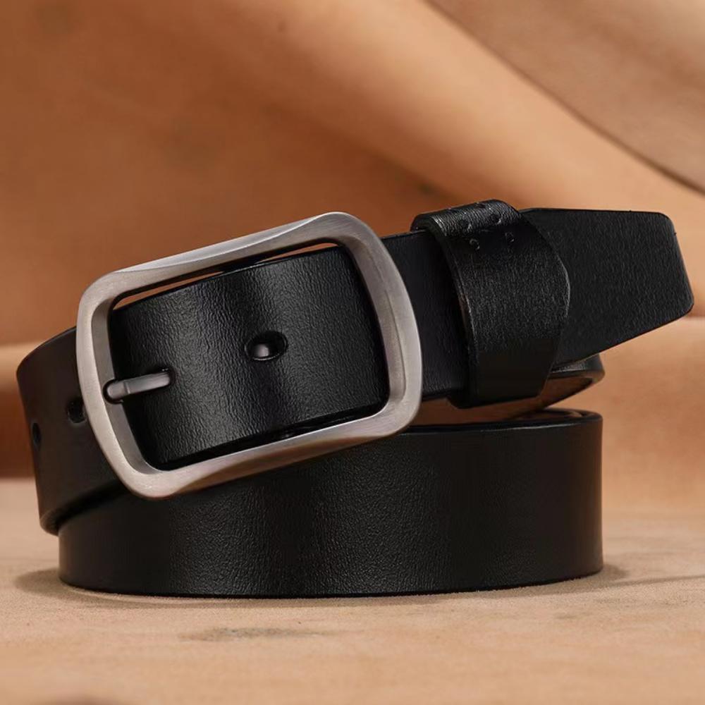 100-170 cm Echte Kuh Echtes Leder Gürtel für Mann Hohe Qualität Plus Lange Größe Männlich Pin Schnalle Taille gurtband 130CM von Joom DACH