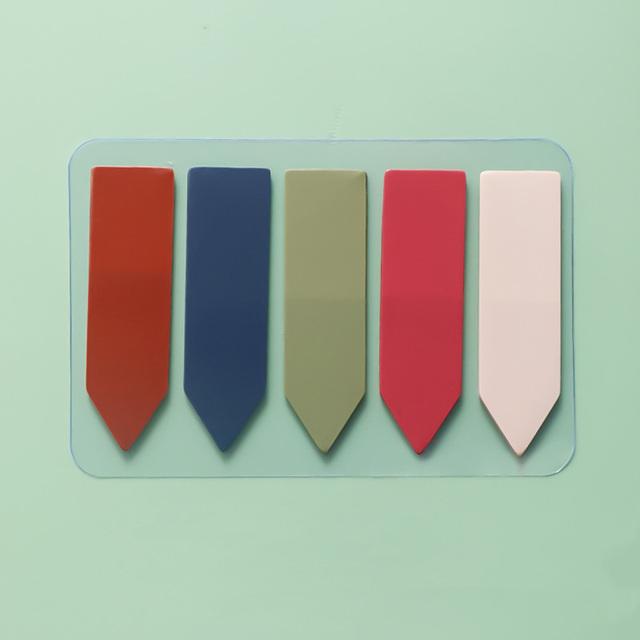 100 Blatt Haftnotizen in Macaron-Farbe, Paster-Aufkleber, Index-Flaggen, wichtige Punkte, Etikett, Lesezeichen, Schule, Bürobedarf, Schreibwaren von Joom DACH