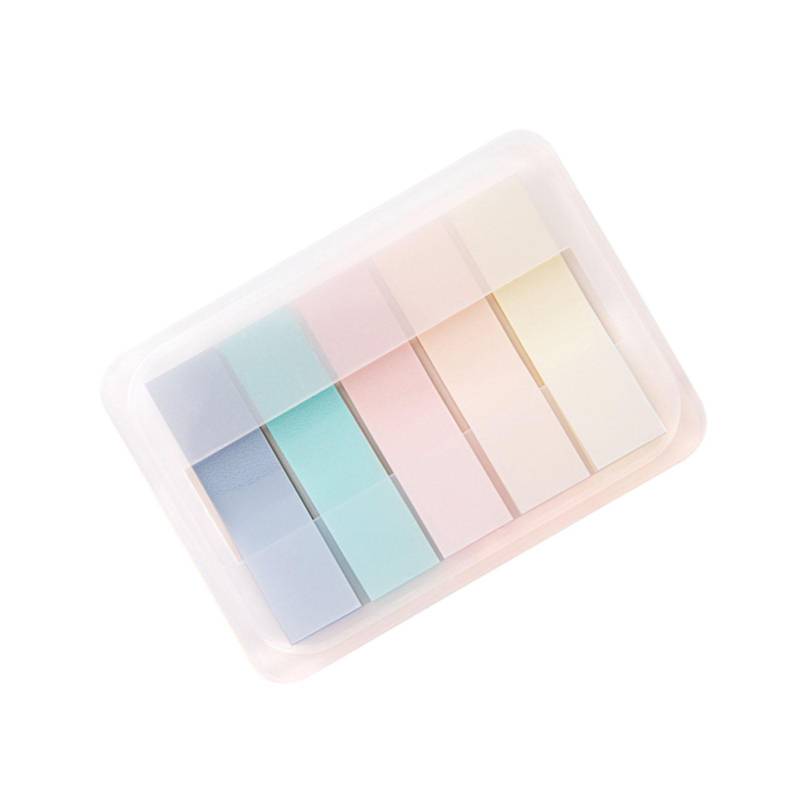 100 Blatt Seitenmacher 5 Farben Schnelle Beschriftung Feste Haftung Herausziehbarer Index Haftnotizen fürs Büro von Joom DACH