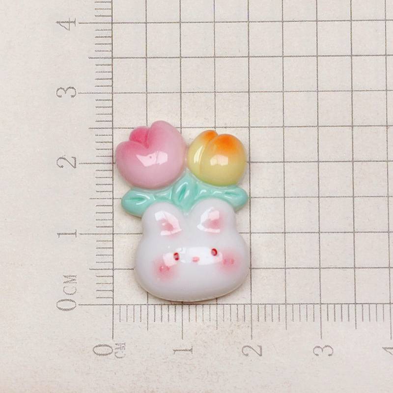 100 Kawaii Cartoon Blume Topf Kaktus Cabochon Harz für Schmuck Machen DIY Ohrringe Anhänger Zubehör Puppenhaus Handwerk Deco von Joom DACH