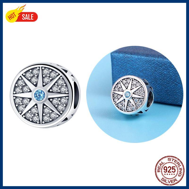 100 % S925 Sterling Silber Glühwürmchen-Charms, Böser Blick, Heißluftballon, blaue Charms, passend für originale Armbänder, DIY-Schmuckherstellung von Joom DACH