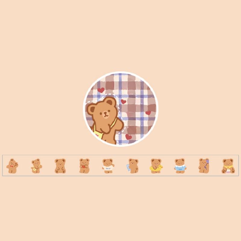 100 Stück/Rolle Handgezeichnetes Cartoon-Washi-Klebeband, Farbe, DIY-Scrapbooking, Spitzenband, Aufkleber E von Joom DACH