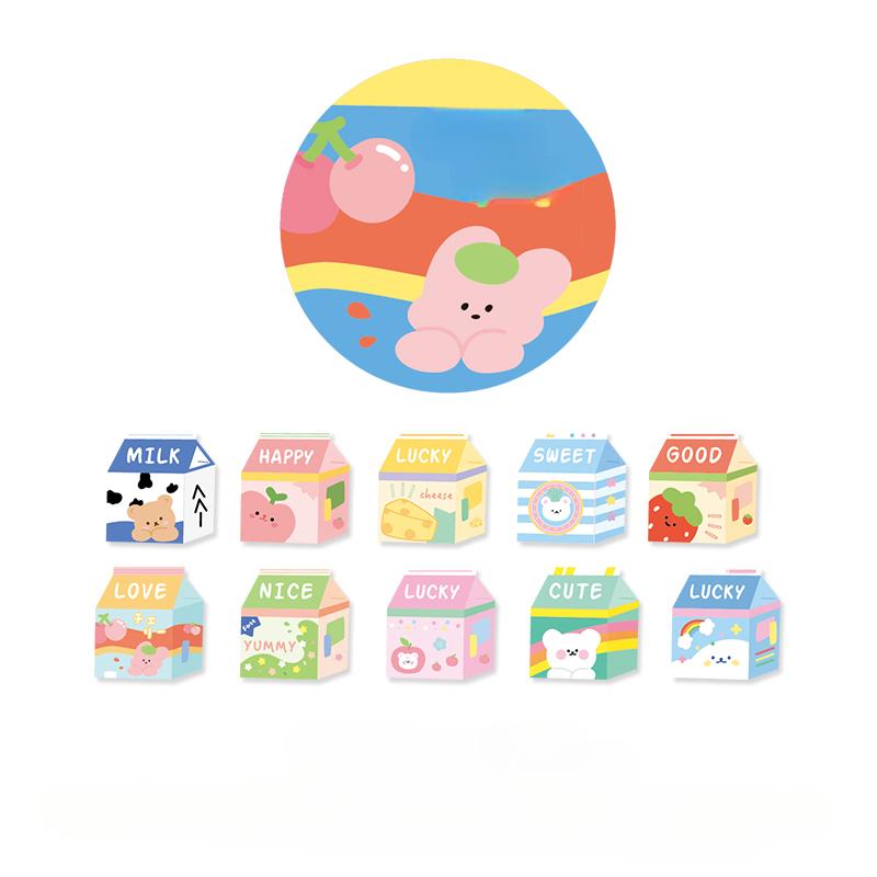 100 Stück/Rolle Handgezeichnetes Cartoon-Washi-Klebeband, Farbe, DIY-Scrapbooking, Spitzenband, Aufkleber von Joom DACH