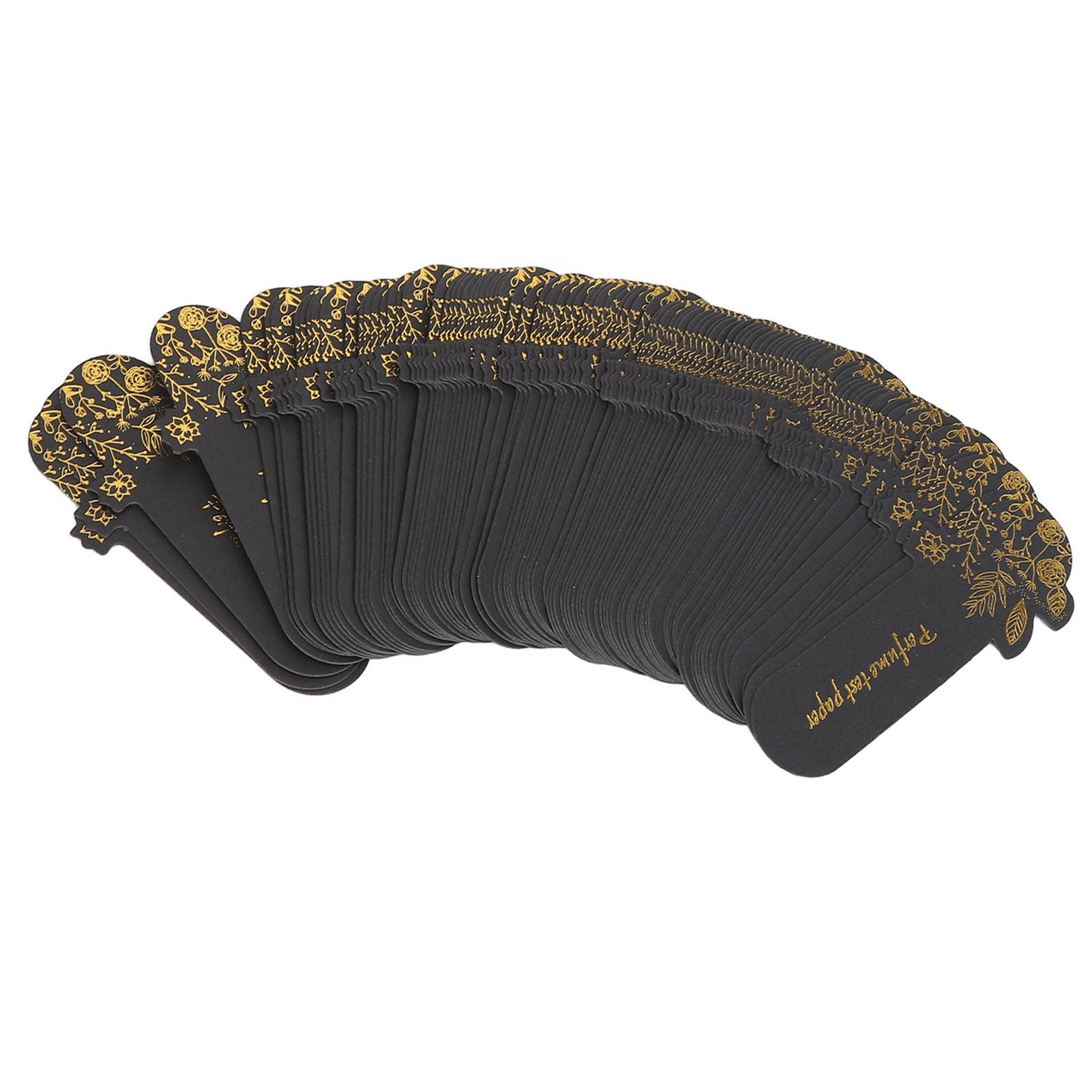 100 Stück Einweg-Parfumtesterstreifen Lesezeichen Düfte Schwarz Parfumteststreifen für von Joom DACH