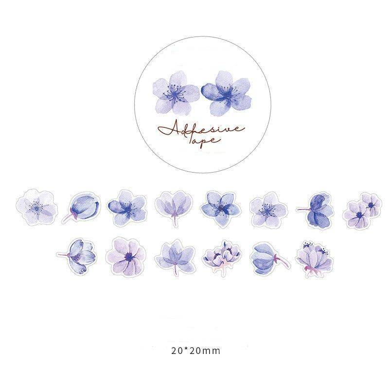 100 Stück Herbstabend-Suge-Serie, speziell geformtes CollageTape, kreatives Einzelstreifen-Washi-Tape, Dekorations-DIY-Materialien von Joom DACH