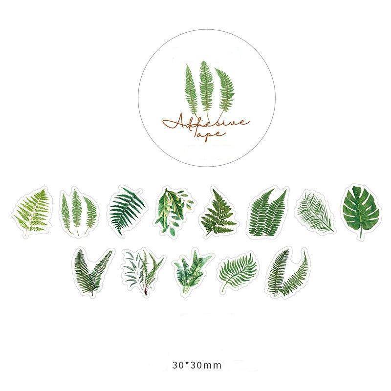 100 Stück Herbstabend-Suge-Serie, speziell geformtes CollageTape, kreatives Einzelstreifen-Washi-Tape, Dekorations-DIY-Materialien von Joom DACH